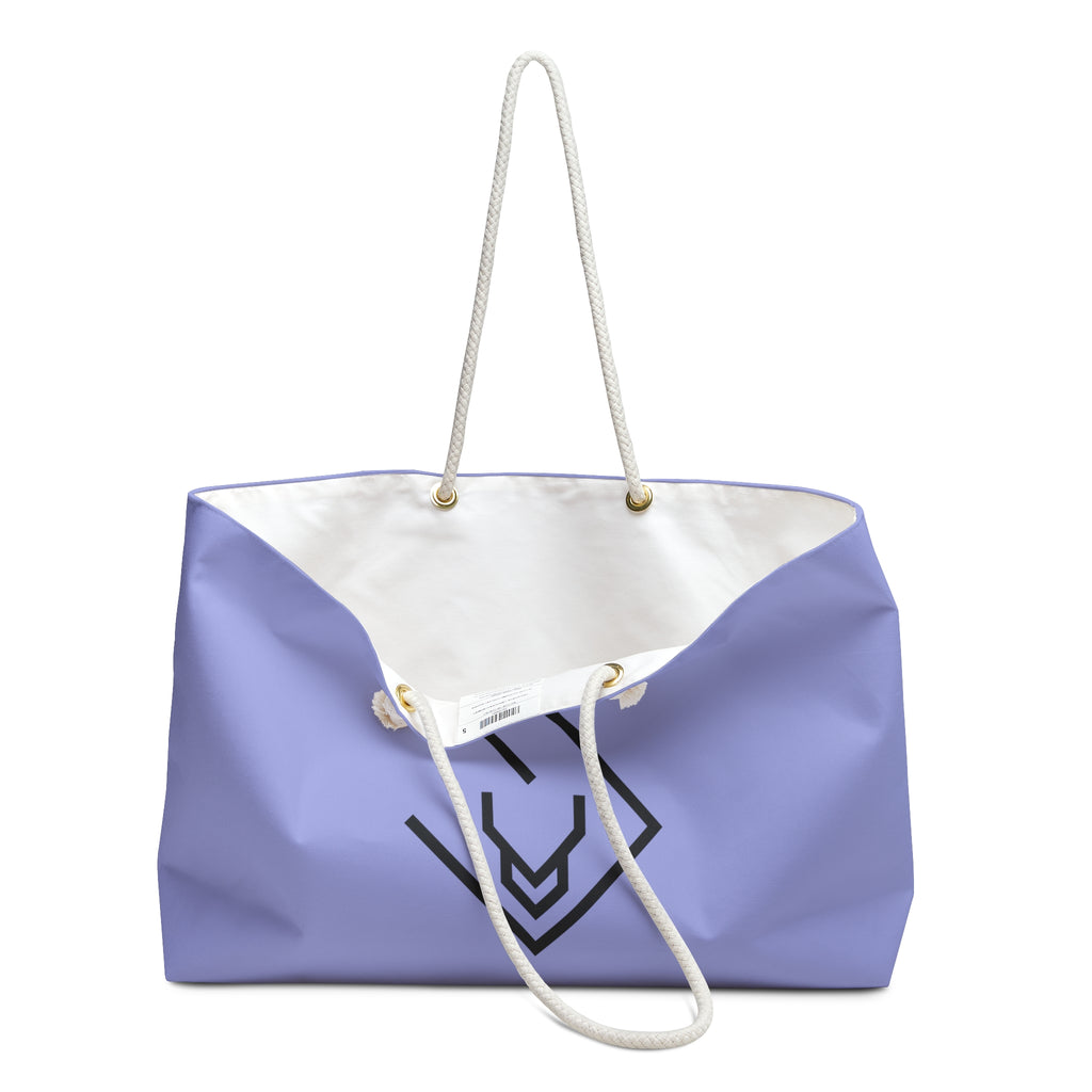 Lavender Logo Weekender Bag