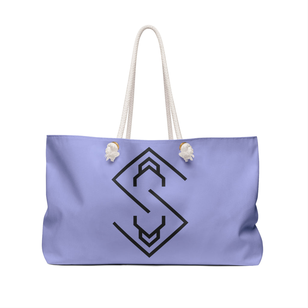 Lavender Logo Weekender Bag