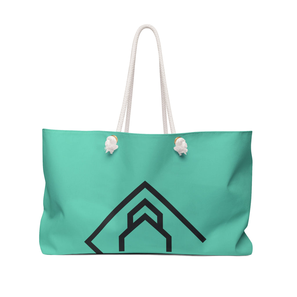Aqua Logo Weekender Bag