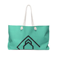 Aqua Logo Weekender Bag