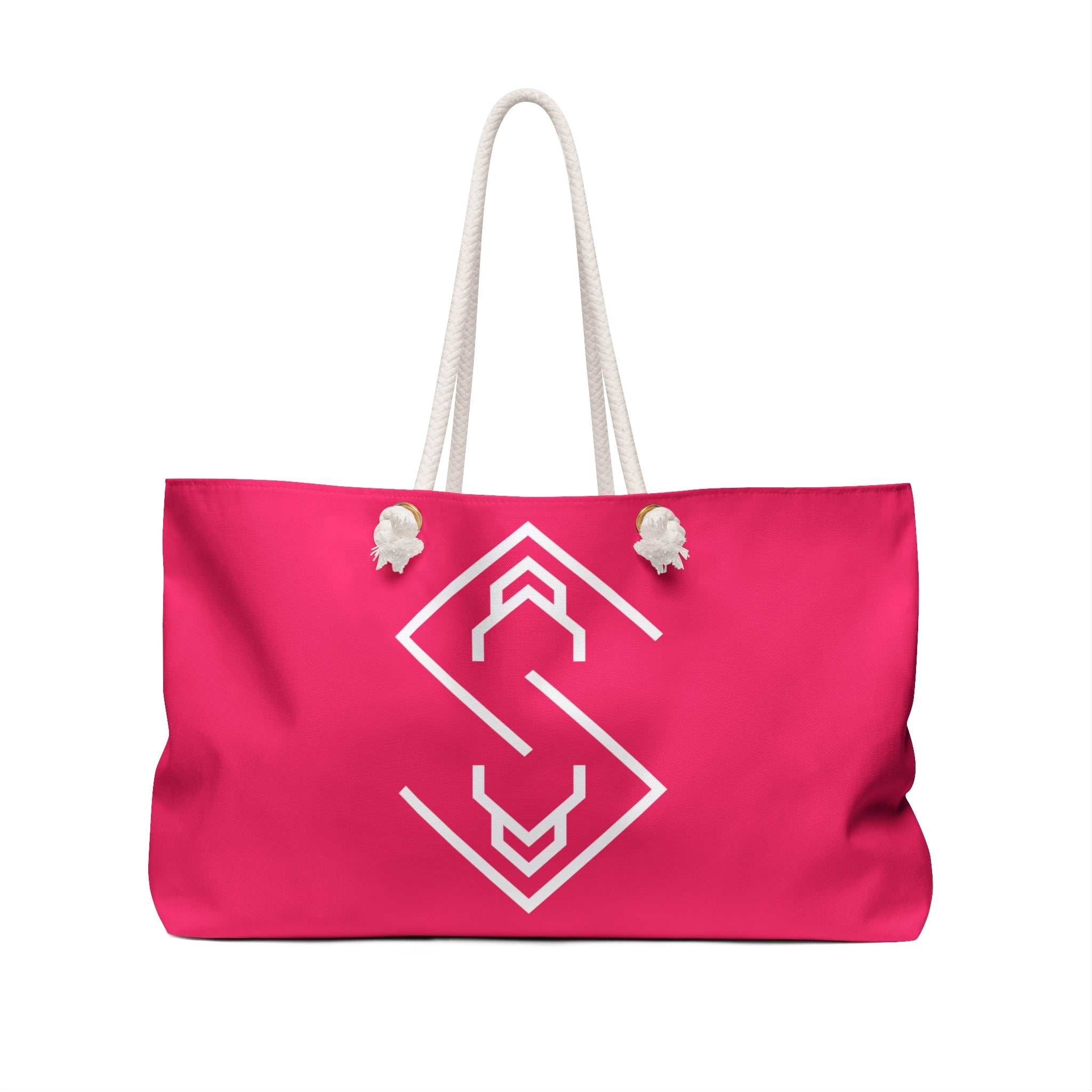 Fuschia Logo Weekender Bag