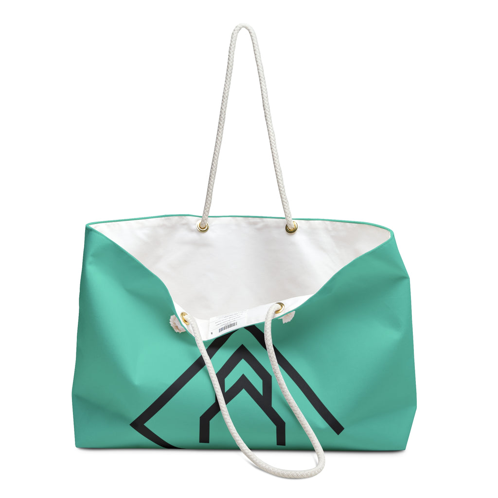 Aqua Logo Weekender Bag