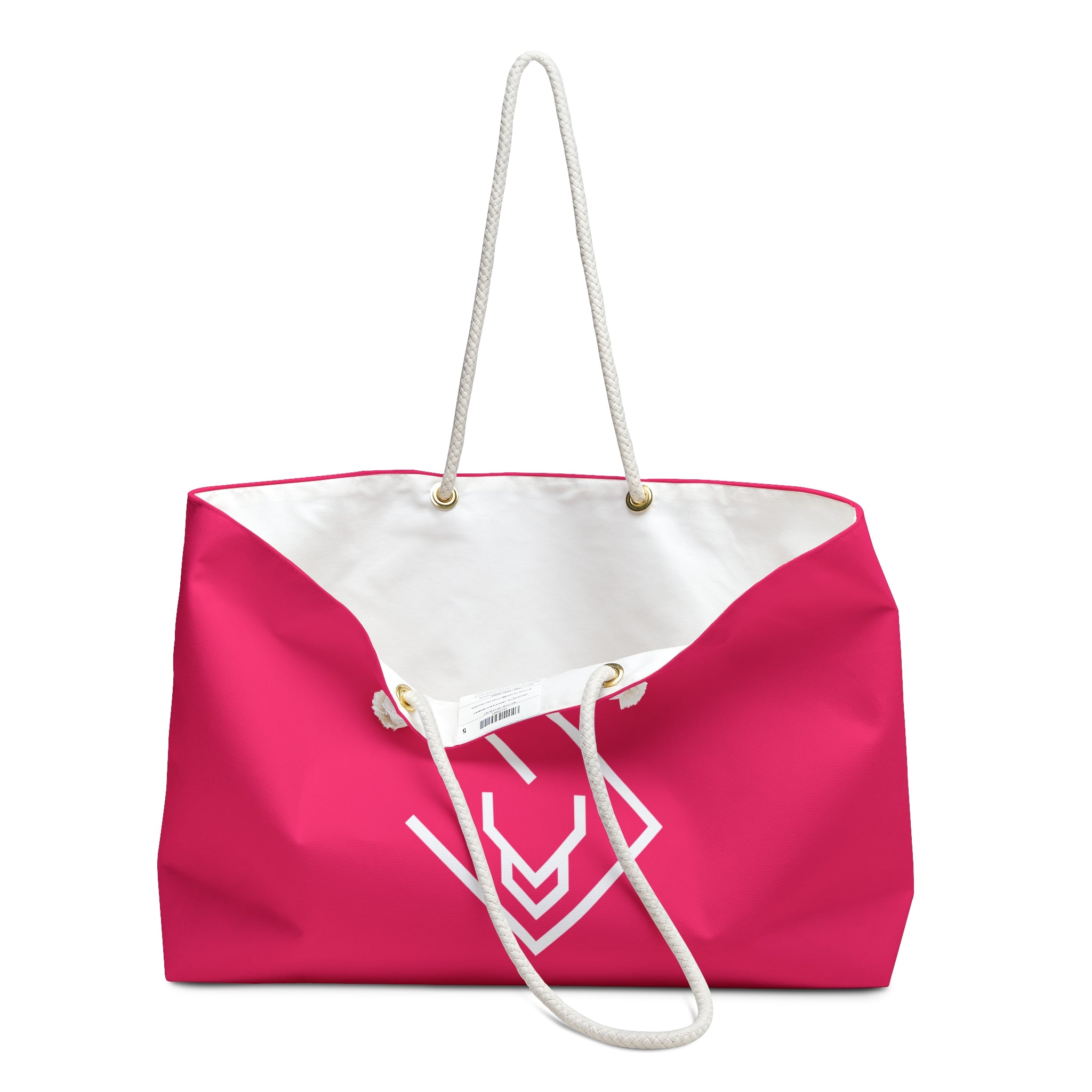 Fuschia Logo Weekender Bag